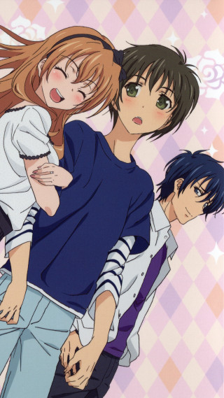 Couple people standing wall pink - a wall free wallpaper for mobile