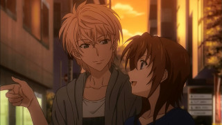 People standing city sunset time - sunset time free wallpaper