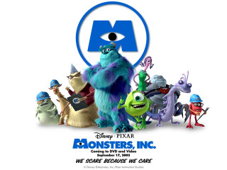 Monsters group logo monsters inc - a logo free wallpaper
