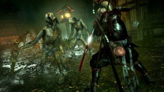 Zombies dark forest video game - a group of zombies free wallpaper
