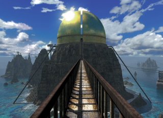 Bridge dome water boat city - institutional free wallpaper
