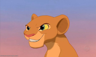 Cartoon lion big smile purple - don bluth free wallpaper