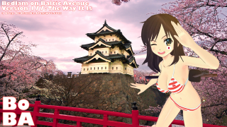 Cartoon girl bikini castle pink - a castle free wallpaper