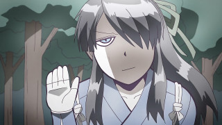 Longhair handup forest moon smile - ufotable free wallpaper