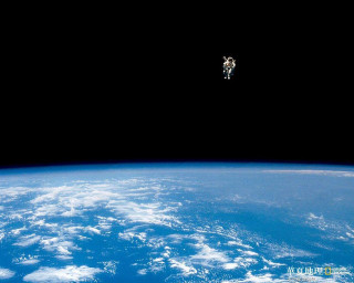 Space station view space shuttle - alan bean free wallpaper for desktop