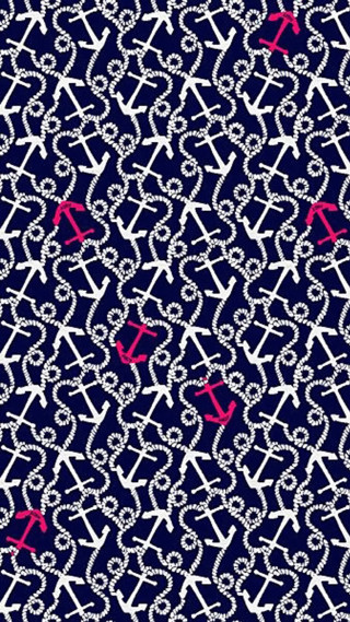 Blue white pattern pink background - a screenprint free wallpaper for mobile