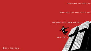 Man jumping red background neil - arnold mesches free wallpaper