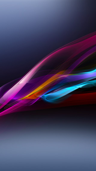 Colorful abstract curved background blue 2 - abstract art free wallpaper for mobile