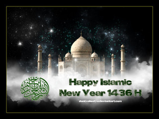 Mosque happy islamic new year - islamic free wallpaper
