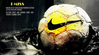 Yellow black nike ball fullmoon - david imms free wallpaper for desktop