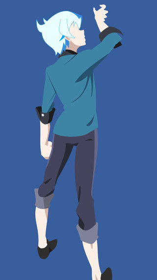 Person cat blue background white - their back free wallpaper for mobile