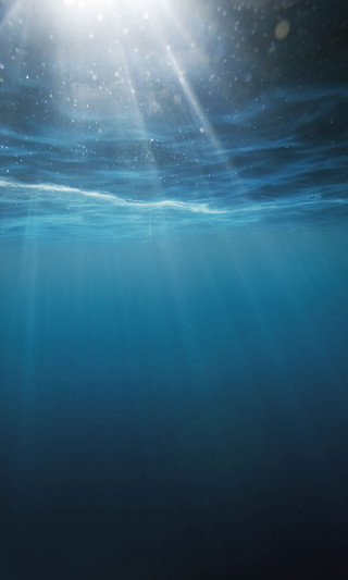 Bright sun ocean water surface - a background free wallpaper