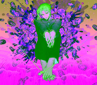 Woman sitting green leaves water - a body of water free wallpaper for tablet