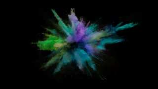 Colorful explosion powder dark sky 2 - affinity photo free wallpaper for desktop