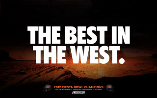 The best in the west - white letter free wallpaper