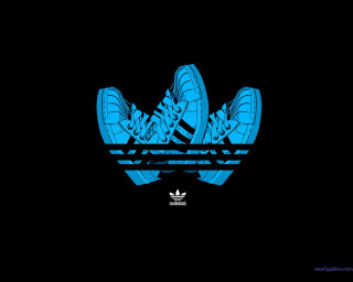 Adidas sneakers blue light dark 2 - blueprint free wallpaper for desktop