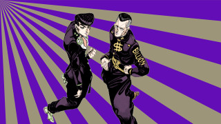 Men suits running money purple - two man free wallpaper