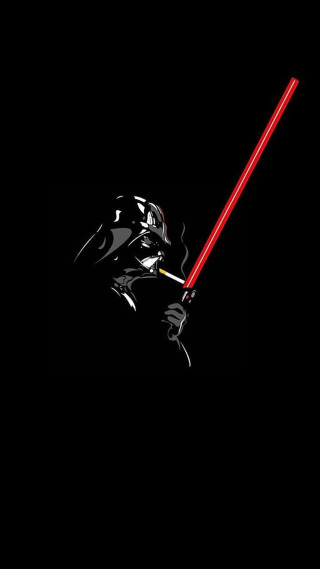 Darth vader red lightsaber black 2 - war free wallpaper for mobile