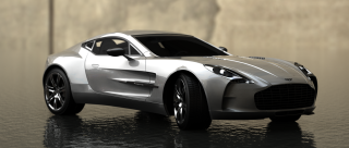 Silver sports car reflection wall - unreal engine free wallpaper
