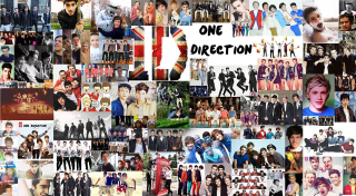 People collage one direction languages - british free wallpaper