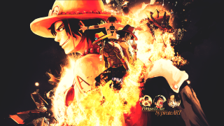 Man hat fire gun fireball - eiichiro oda free wallpaper