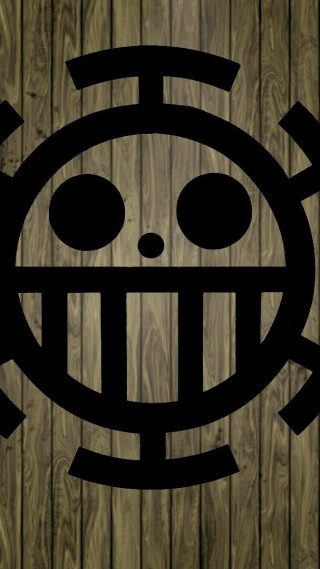 Wooden wall clock side plank - free abstract wallpaper for mobile