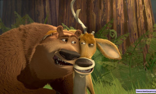 Cartoon bear deer forest together - furaffinity free wallpaper for desktop