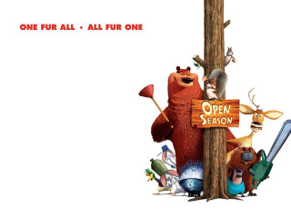 Cartoon bear pole open season - a cartoon bear free wallpaper