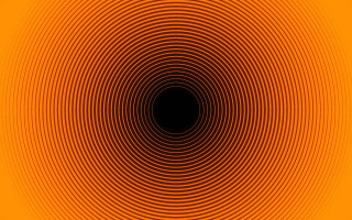 Orange black background circular pattern - a circular pattern free wallpaper