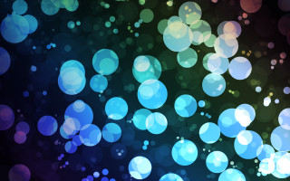 Blue black background circles light - circle of light free wallpaper