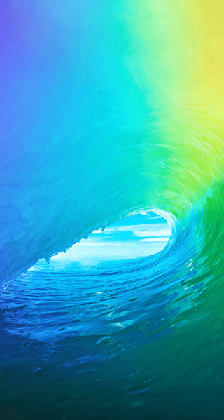 Colorful wave rainbow background white - vivid free wallpaper for mobile