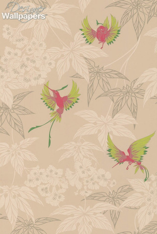 Bird flowers wall leaves wallpaper - leaf free wallpaper for mobile