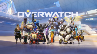 Overwatch characters group sign image - objective abstraction free wallpaper