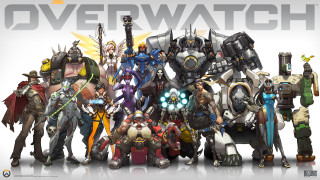 Overwatch characters group white background 2 - epsylon point free wallpaper