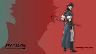 Man long dress sword red - a red background behind free wallpaper