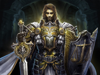 Man armor swords shield wings - alejandro burdisio free wallpaper