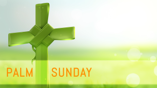 Palm sunday cross green grass - anne rigney free wallpaper