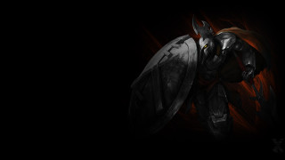 Black red man armor sword - a sword and shield free wallpaper