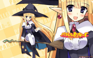 Anime couple hats broom fun - a broom free wallpaper