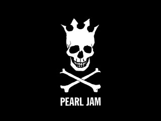 Skull crown crossbones pearl jam - grunge free wallpaper