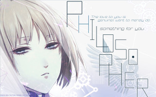 Anime character sad expression text - the text free wallpaper