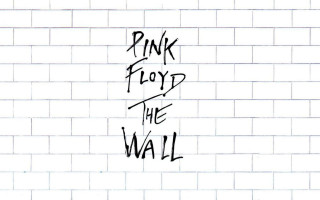 Graffiti brick wall pink floyd - black ink free wallpaper