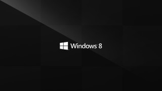 Black background windows 8 logo - the window 8 logo free wallpaper