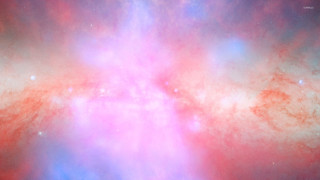 Colorful star cluster red blue - free sky wallpaper for desktop