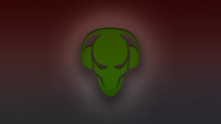 Green alien head red black - wallpaper free wallpaper for desktop