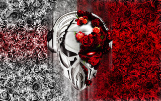 Helmet roses red rose side - conrad marcarelli free wallpaper