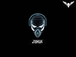 Black background white mask white - a white mask free wallpaper