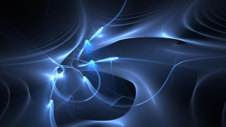 Blue swirl design black background - anton graff free wallpaper for desktop