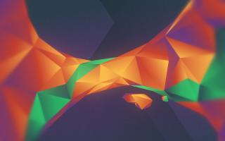 Colorful abstract background curved corner - triangle free wallpaper