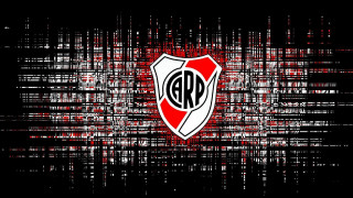 Red white soccer logo black - op art free wallpaper